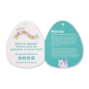 Squishmallows 5-Inch Marzio Light Blue Velvet Cow