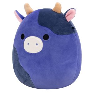 Squishmallows 8-Inch Ingred the Purple and Black Spotted Cow
