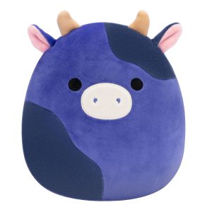 Squishmallows 8-Inch Ingred the Purple and Black Spotted Cow