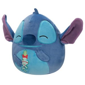 Squishmallows Disney 8-Inch Stitch Holding Scrump