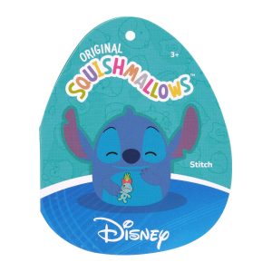 Squishmallows Disney 8-Inch Stitch Holding Scrump
